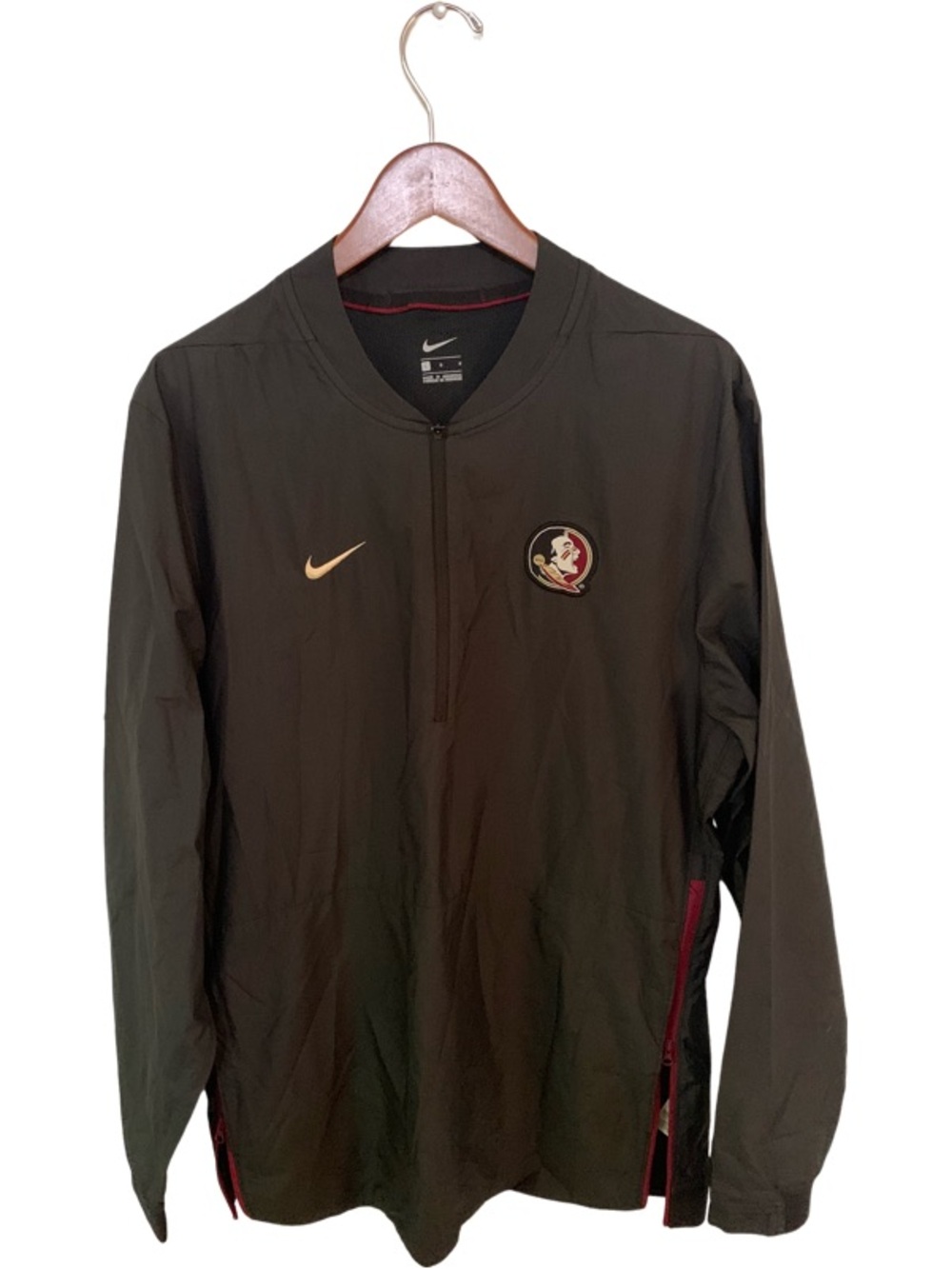Nike Anthracite Florida State Seminoles Sideline Coaches Performance Jacket